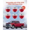 VEVOR Body Mount Bushing Kit, Compatible with 2008-2016 F250 F350 Super Duty, 60 PCS Polyurethane Body Mount Kit, Quick Replacement, Red - 3 of 4