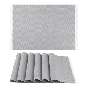 REGALWOVEN PVC Heat Resistant Washable Placemats 18" x 12" 6 Pcs - 1 of 4