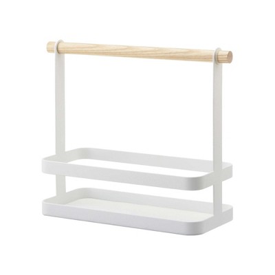 Yamazaki Home - Tabletop Storage Caddy - Steel + Wood
