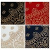CTM Metallic Paisley Print Bandanas (Pack of 4) - 2 of 4