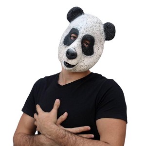 Ghoulish Productions Panda Adult Latex Costume Mask - 1 of 4