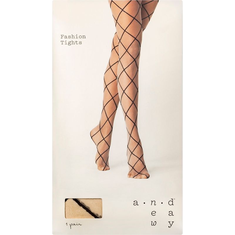 Women's Diamond Shift Sheer Tights - A New Day™ , 2 of 3
