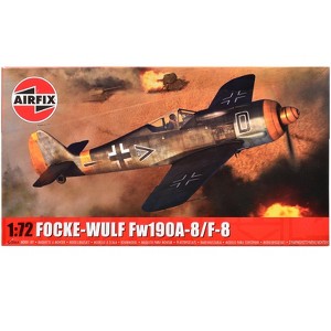 Level 1 Model Kit of Focke-Wulf Fw190-A8/F-8 Fighter Aircraft with 2 Scheme Options 1/72 Plastic Model kit by Airfix - 1 of 4