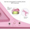 Key Piano Toy Birthday Gift for , Pink Musical Piano with Microphone and Stool - 3 of 4