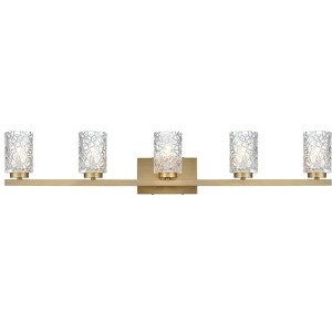 Elegant Lighting Cassie 41 inch Wall Sconce in Satin Gold - 1 of 4