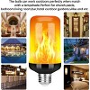 Itopfox Upgraded LED Flame Light Bulbs, 4 Modes Flickering with Upside Down Effect, E26 Base Fire Bulb for Halloween, Christmas Decor, Party, Home - 3 of 4