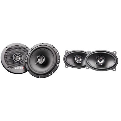 MB Quart Discus DK2-146 4x6 Inch Coax Speakers with DK2-116 6.5 Inch Coax Speakers
