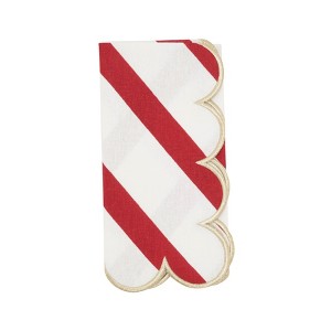 Saro Lifestyle Scalloped Napkin (Set of 4) - 1 of 4