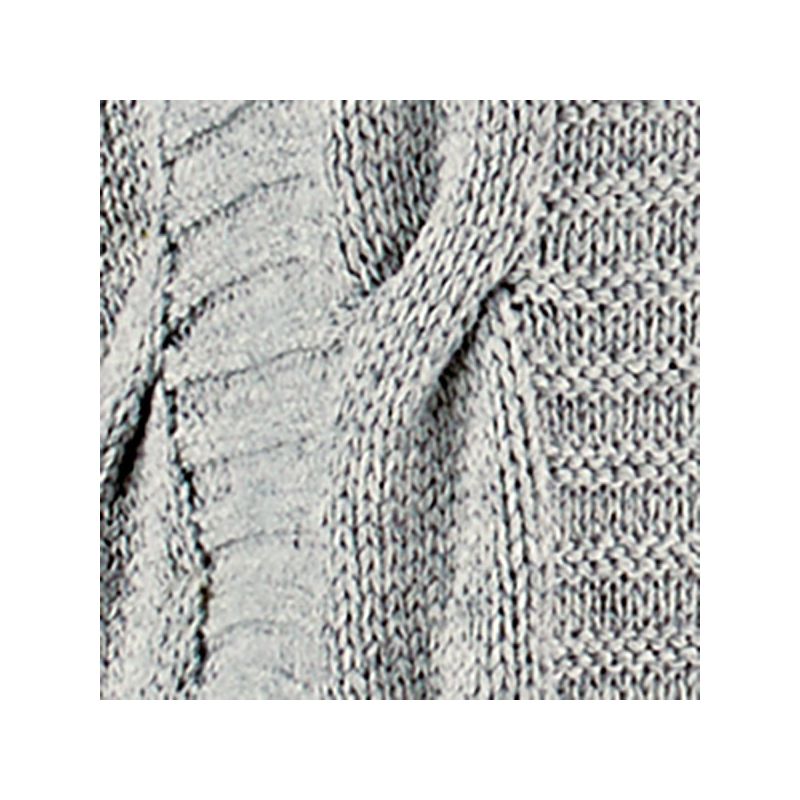 Collections Etc Cable Knit Patch Pocket Cardig, 4 of 5