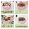 8 Piece Pink Matcha Set - Ceramic Bowl, Bamboo Whisk/Scoop, Stainless Steel Sifter, Complete Starter Kit with Tea Cloth/Spoon, Gift Set for Women - 4 of 4