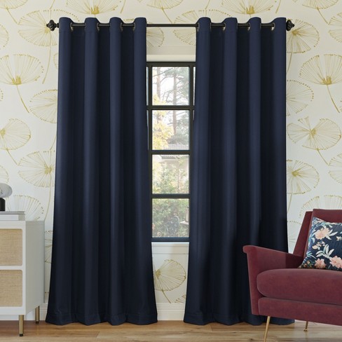 Sun Zero 100% Blackout Oslo Theater Grade Grommet Curtain Panel - image 1 of 4