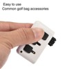 Unique Bargains Portable 3 in 1 Retractable Dust Groove Cleaning Tool Golf Club Brushes 2 Pcs - 4 of 4
