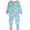 RuffleButts Gender Inclusive Viscose from Bamboo Baby Convertible One Piece Pajama - 2 of 2