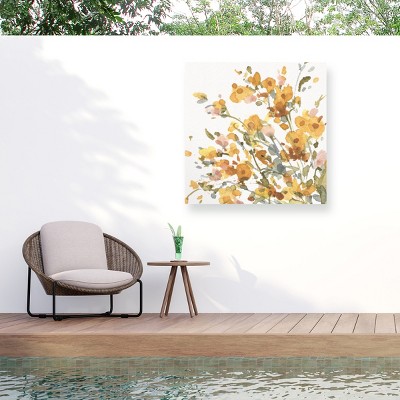 "Happy Yellow 09" Outdoor Canvas