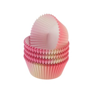 Unique Bargains Disposable Baking Cups Greaseproof Paper 1.97"x1.18" 100 Pcs - 1 of 4