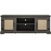 Lyngins 65" Modern TV Stand with Natural Rattan Doors,TV Media Console Table with Storage,Entertainment Center for Living Room,Bedroom - 2 of 4