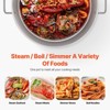 VEVOR 80 Qt Seafood Boiling Kit with Strainer, Outdoor Seafood Boil Pot and Basket, Cooking Set for Crab Crawfish Lobster Boiling, Silver - 4 of 4