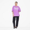 Women's Thank Black Women Oversized Short Sleeve Graphic T-Shirt - Purple - image 3 of 3