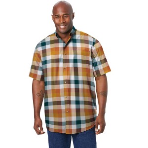 KingSize Short Sleeve Wrinkle-Free Sport Shirt - 1 of 4