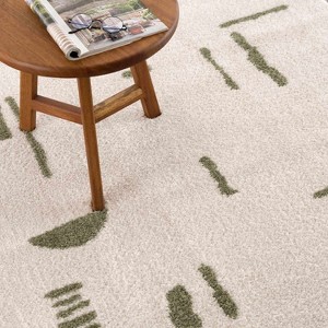 Hauteloom Rectangle Area Rug   Off White - 1 of 4