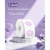 JADENS 2-Inch Round Thermal Sticker Labels – Self-Adhesive, Waterproof, 750 Labels/Roll (Flower) - 2 of 4