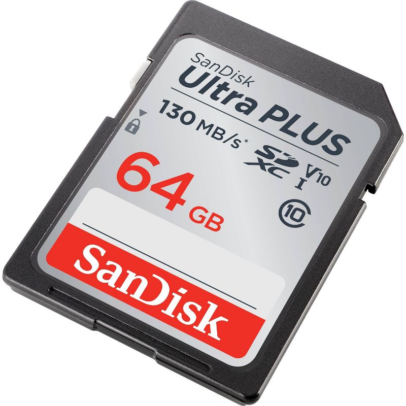 SanDisk Ultra PLUS 64GB SD USH-I Memory Card, 3 of 5
