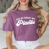 Simply Sage Market Women's Ask Me About My Plants Short Sleeve Garment Dyed Tee - 2 of 4