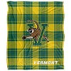 University Of Vermont Campus Plaid Spirit Silky Touch Super Soft Throw Blanket 50x60 - 2 of 4