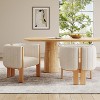 Okak Modern Stylish Design Home Dining Chairs for Kitchen Dining Room,Small Boucle Upholstered Seating Dining Chair Set of 2 - 2 of 4