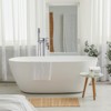 WOWOW Freestanding Bathtub Faucet with Waterfall Spout and Handheld Shower - 2 of 4