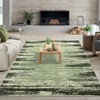 Modern Abstract Washable Living Room Bedroom Area Rugs, Soft Large Non Slip Floor Carpet for Home Office - 2 of 4