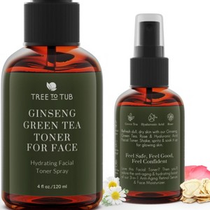 Tree To Tub Hydrating Facial Toner Spray for Dry & Sensitive Skin - Alcohol Free Witch Hazel & Rose Water Face Toner for Women & Men w/Hyaluronic Acid - 1 of 4