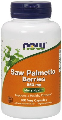 Saw Palmetto Berry 550mg by Now Foods  -  100 Capsule