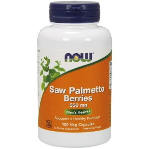 Saw Palmetto Berry 550mg by Now Foods  -  100 Capsule - 1 of 2