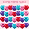 Joyfy  28 Packs Heart Shape Stress Ball with Cards Stress Relief Fidget Toy for Valentine Party Favors - 2 of 4