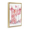 Stupell Industries Pink Glam Cocktail Party Black Framed Floater Canvas Wall Art - 3 of 4
