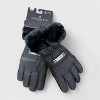 London Fog Women’s Winter Gloves – Waterproof, Windproof, Faux Fur Cuff, Thermal Insulated Snow Gloves for Cold Weather - 4 of 4