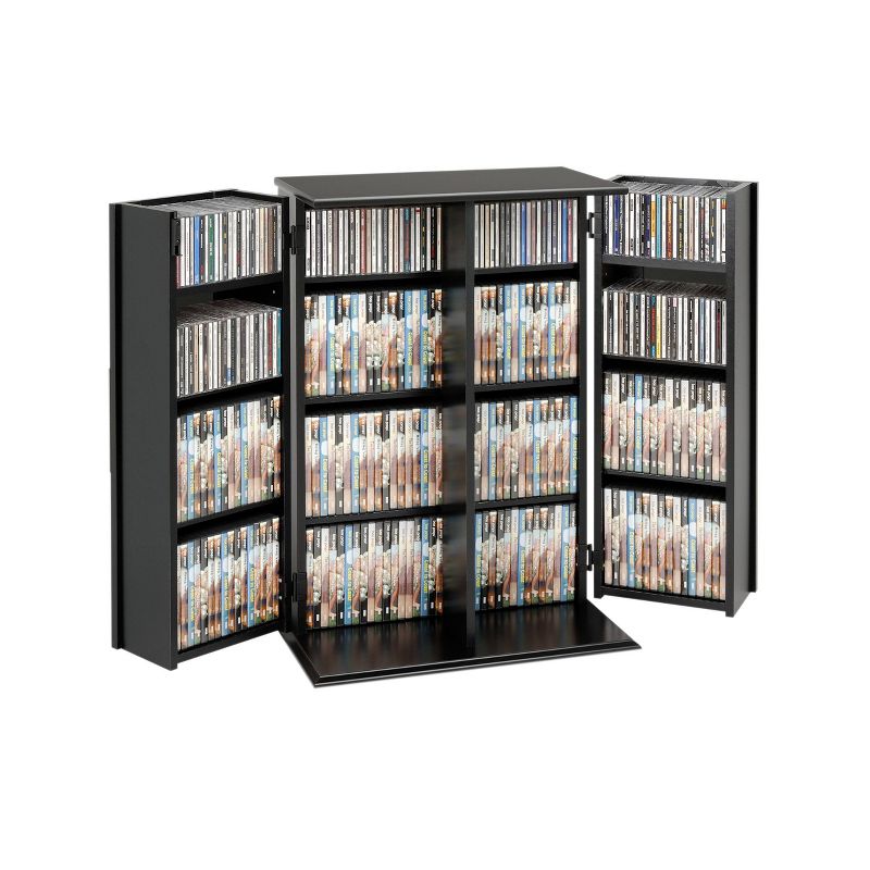 Locking Media Storage Cabinet with Shaker Doors - Prepac, 6 of 7