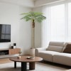 Artificial Palm Tree, 2 Set Tropical Fake Tree with 15 Adjustable Leaves, Realistic Fake Palm Plants for Indoor Outdoor Decor - 3 of 4