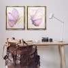 Stupell Industries Girls Glam Butterfly Wings 2pc Floating Frame Art Set, Gold, 25" x 31" - 2 of 4
