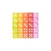 Slickblue 50 Vintage Translucent Dice – 16mm D6 in Classic Colors for Games, Crafts, and Classrooms - 3 of 3