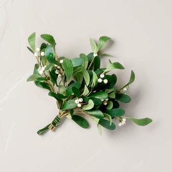 11" Faux Mistletoe & Snowberry Christmas Swag - Hearth & Hand™ with Magnolia