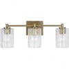 Capital Lighting Emerson 3 - Light Vanity in  Aged Brass - 3 of 3