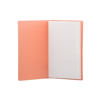 Jam Paper Business Card Book 72-card Capacity Orange (221614747 ...