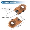 Unique Bargains Adjustable Retractable Bike Chain Lock with 3 Digit Bike Lock Cable Blue 1Pc - 3 of 4