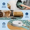 Modern Washable Area Rug for Living Room, Leaf Indoor Carpet with Non Slip Backing, Low Pile Stain Resistant Floor Mat for Dorm, - 4 of 4