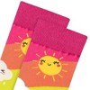 Rainbow Sun and Clouds Socks from the Sock Panda (Women's Sizes, Adult Medium) - 2 of 3