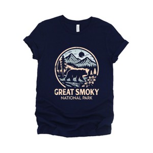 Great Smoky National Park Two-Toned Circle - Women's Short Sleeve Graphic T-Shirt - 1 of 4