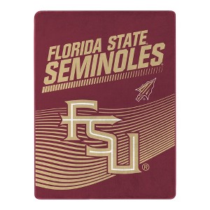Sweet Home Collection NCAA Florida State Seminoles Microfiber Plush Throw Blanket - 1 of 4