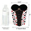 Big Dot of Happiness Las Vegas - Casino Party Favors - Gift Heart Shaped Favor Boxes for Women - Set of 12 - 3 of 4